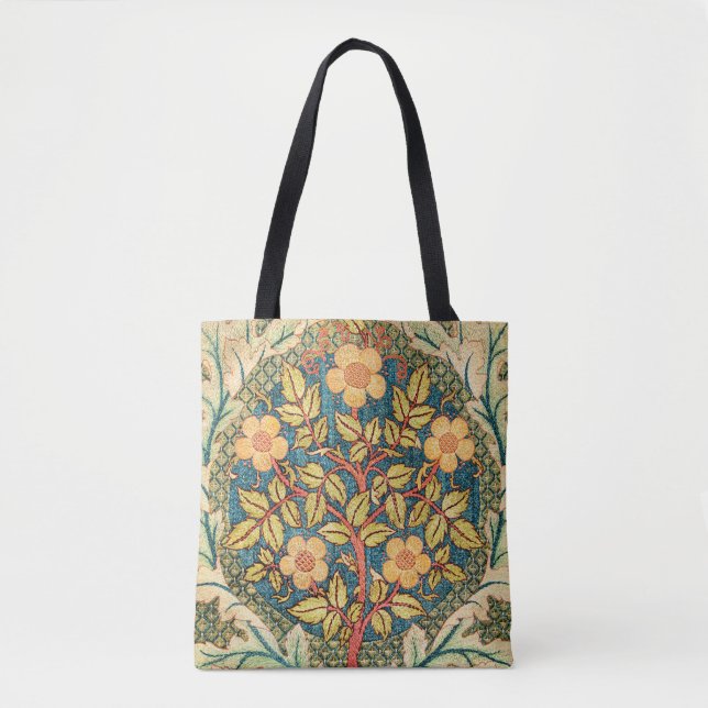 Tote Bag William Morris Rose Wreath  (Devant)