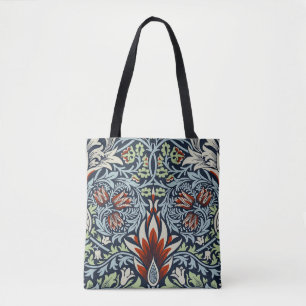 Tote Bag William Morris Snakeshead Floral Classique Botaniq