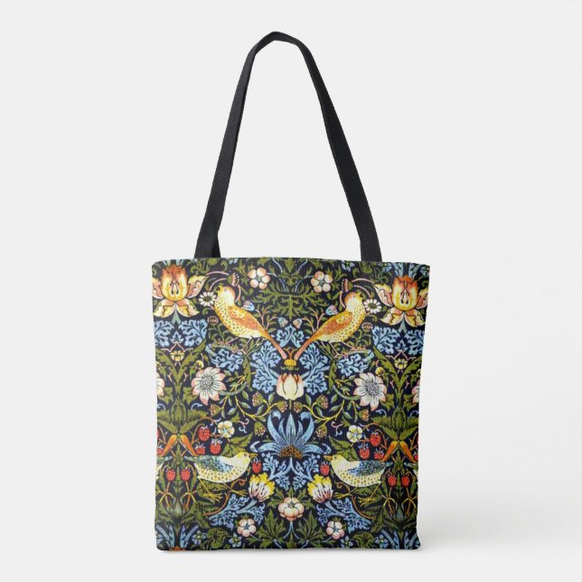 Tote Bag William Morris - Thief aux fraises (Dos)