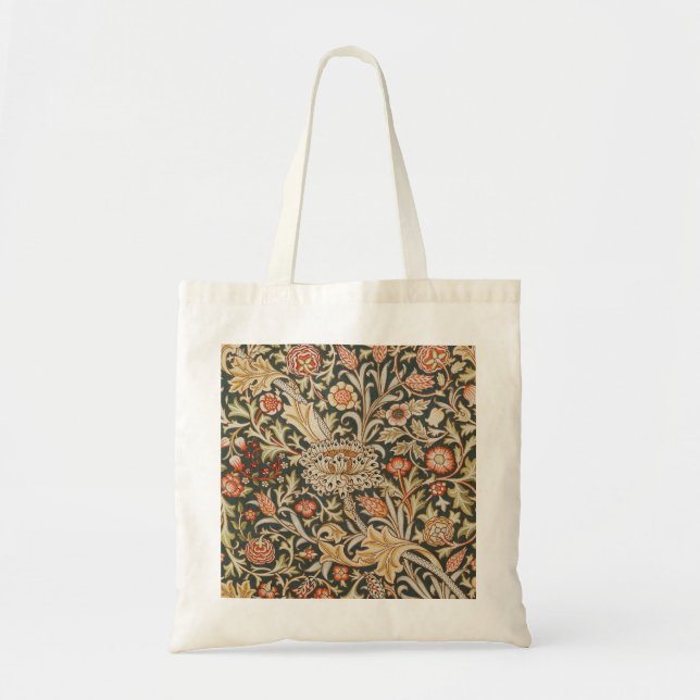 Tote Bag William Morris Trent Garden Flower Classique Botan (Devant)