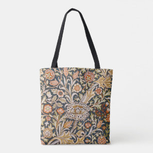 Tote Bag William Morris Trent Garden Flower Motif classique