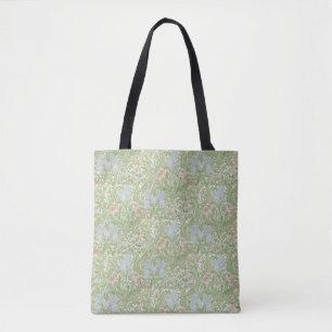 Tote Bag William Morris Vintage Feuille Floral Bird Iris
