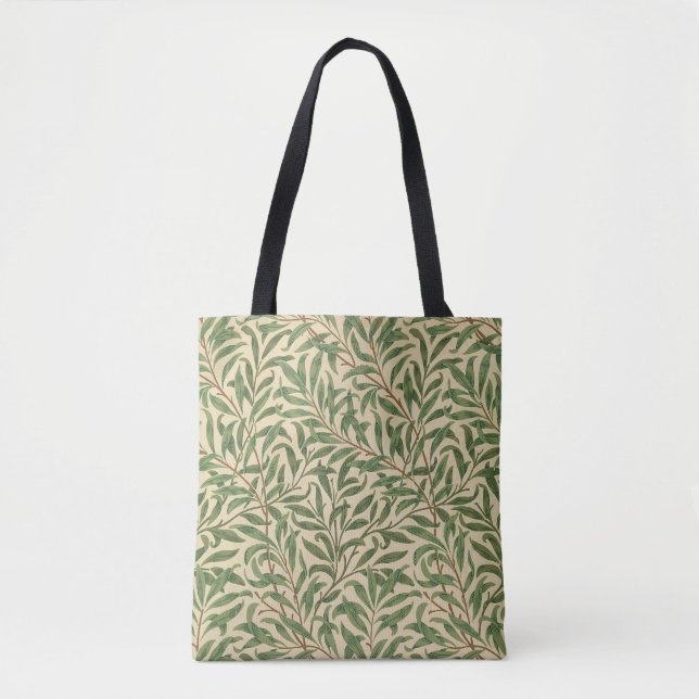 Tote Bag William Morris Willow Bough Green Willow Feuilles (Devant)