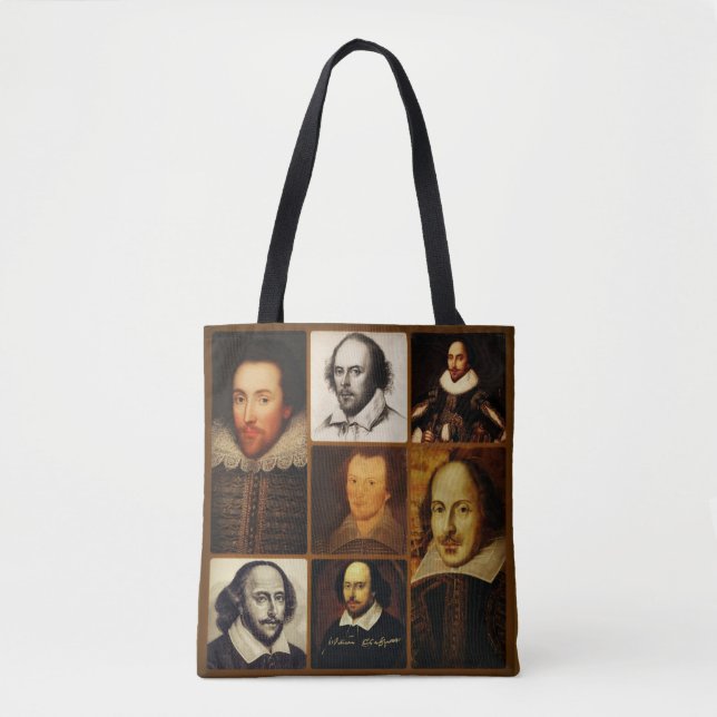Tote Bag William Shakespeare Polyester Fourre-tout (Devant)