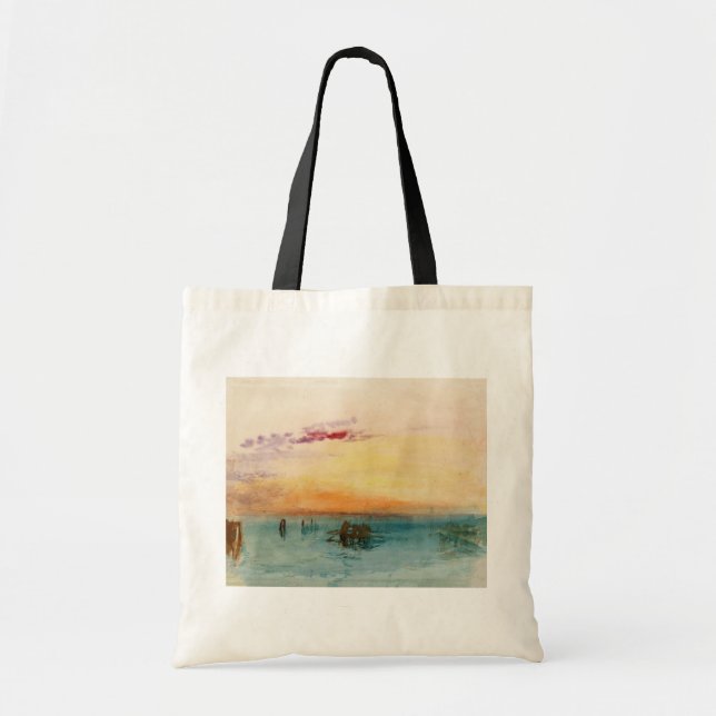 Tote Bag William Turner - La lagune près de Venise au couch (Devant)