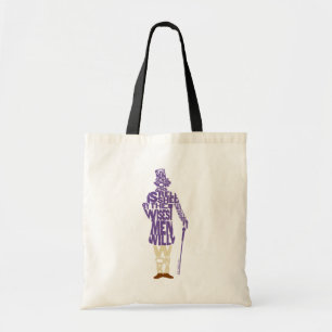 Tote Bag Willy Wonka Citation Silhouette