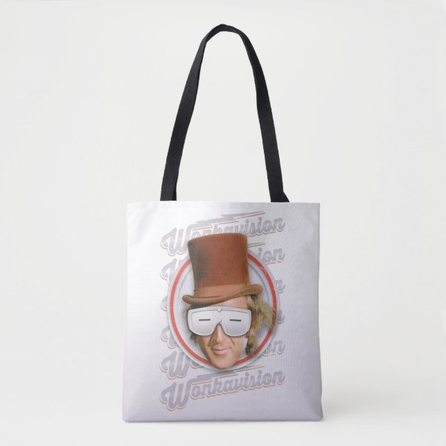 Tote Bag Willy Wonka dans les lunettes de Wonkavision (Devant)