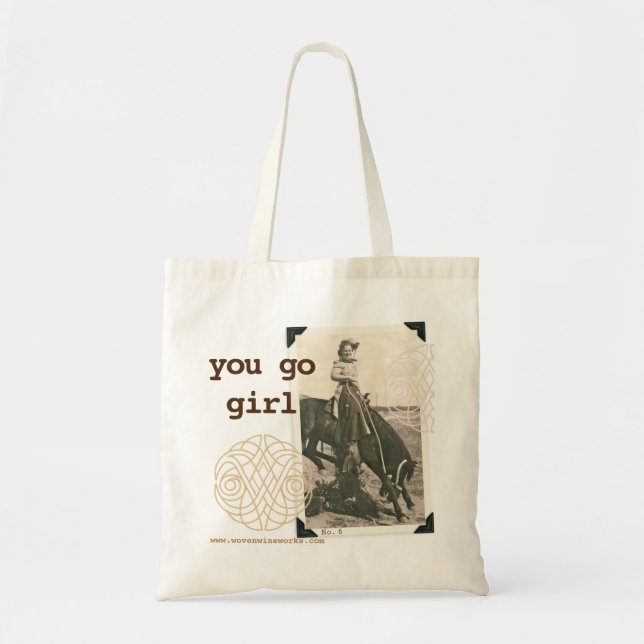 Tote Bag Wineworks tissé vont fille Fourre-tout (Devant)