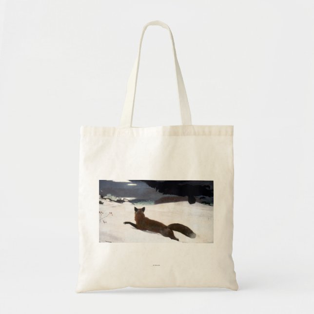 TOTE BAG WINSLOW HOMER : CHASSE À RENARD, 1893 (Devant)