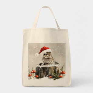 Tote Bag Winter Père Noël Bunny Wonderland