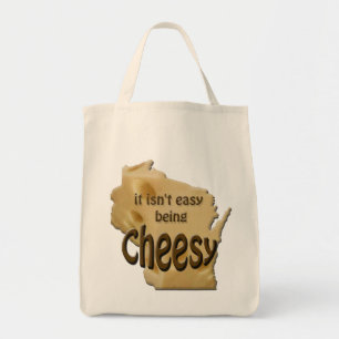 Tote Bag Wisconsin, Cheesy Cheesehead