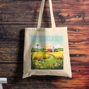 Tote Bag Wisconsin vintage