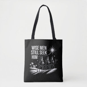 Tote Bag Wise Men Still Seek Him Christian Christmas Jésus