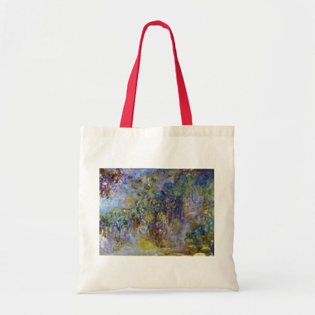 Tote Bag Wisteria (moitié droite) par Claude Monet (Devant)
