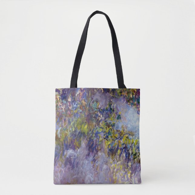 Tote Bag Wisteria (moitié gauche) par Claude Monet (Devant)