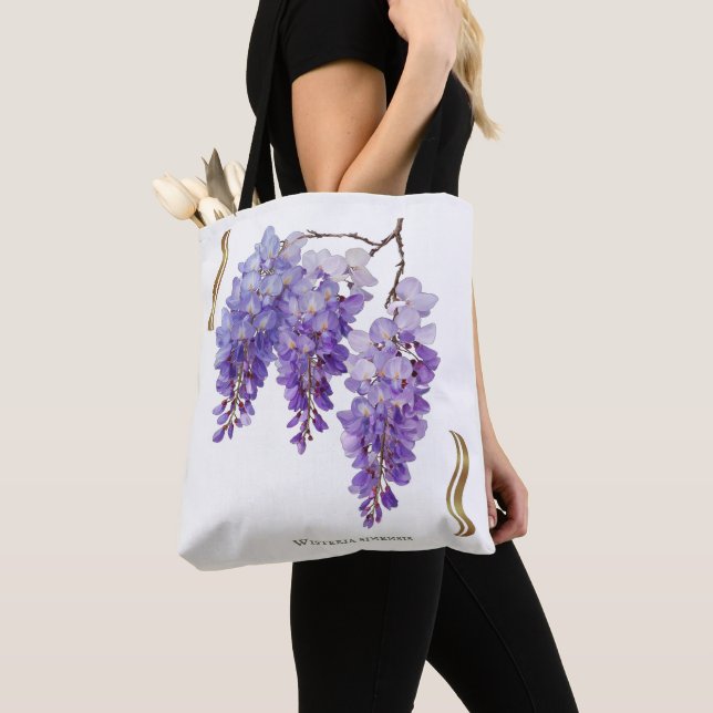 Tote Bag Wisteria Sinensis  (De près)