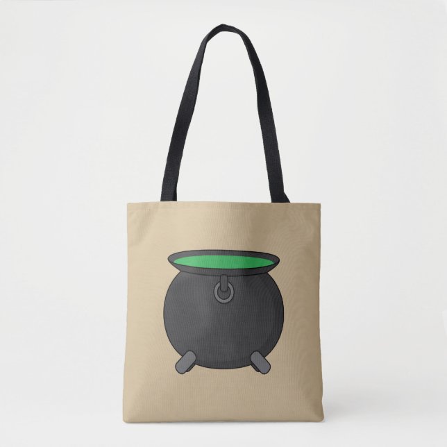 Tote Bag Witch Cauldron (Devant)