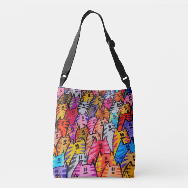 Tote bag with cats (Dos)