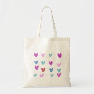 Tote Bag With Hearts