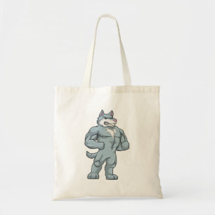 Tote Bag Wolf comme Bodybuilder extrême