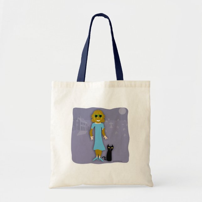 Tote Bag Wolfie Fille Halloween (Devant)