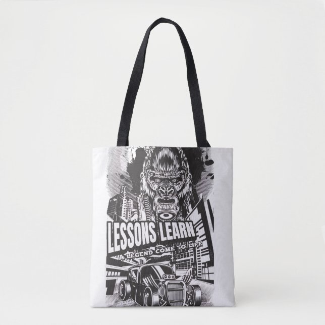 Tote Bag Women Legendary Gorilla Lessons Learn Tote (Devant)