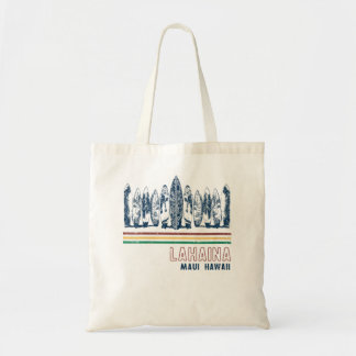 Tote Bag Womens Hawaii Lahaina Maui Retro Surf Vintage 1