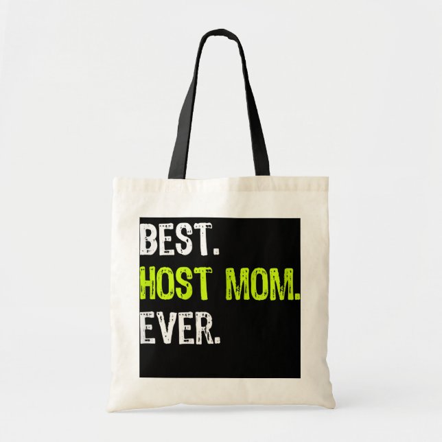 Tote Bag Womens Meilleur HÔTE MAMAN Ever Funny mother's day (Devant)