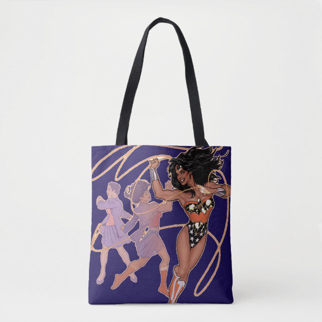 Tote Bag Wonder Woman Diana Prince Transformation (Devant)