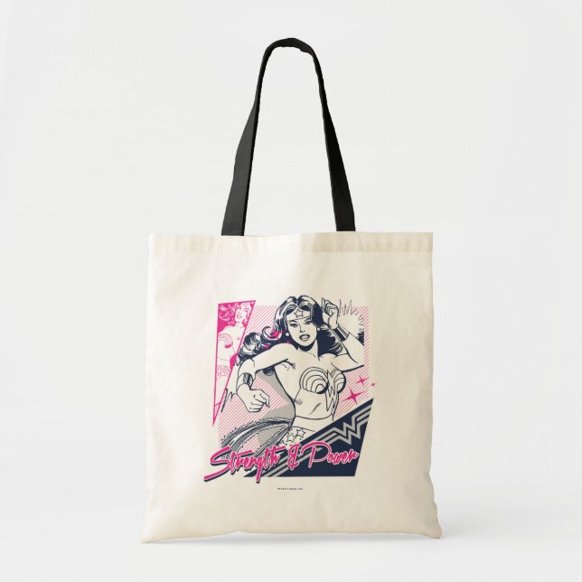 Tote Bag Wonder Woman Force & Power (Devant)