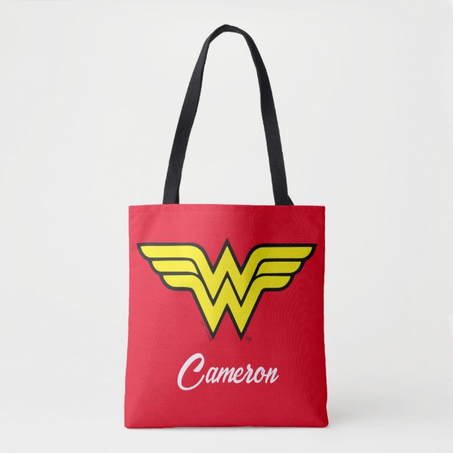 Tote Bag Wonder Woman | Logo classique (Devant)