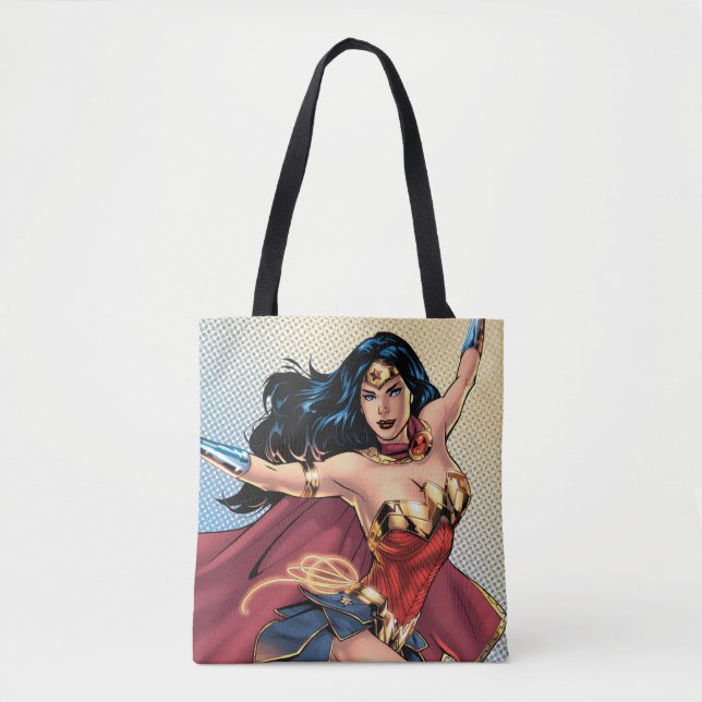 Tote Bag Wonder Woman Portant Cape (Devant)