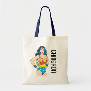 Tote Bag Wonder Woman Pose Vintage avec Lasso