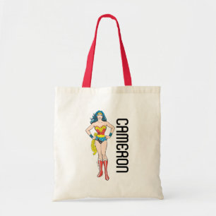 Tote Bag Wonder Woman tient sur les hanches