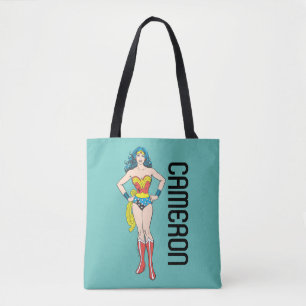 Tote Bag Wonder Woman tient sur les hanches