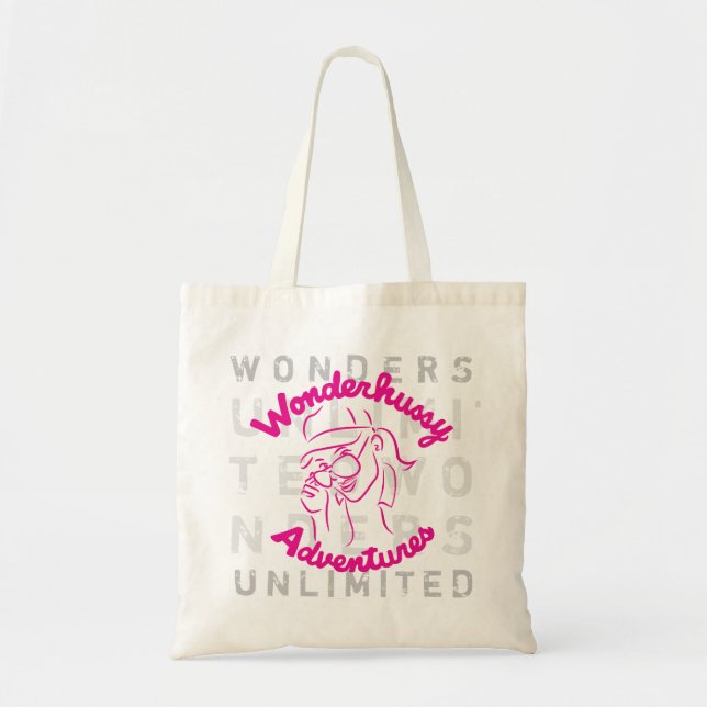 Tote Bag Wonderhussy Adventures 'Wonders' Portrait (Devant)