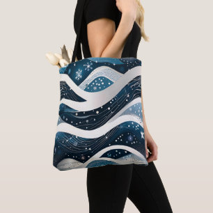 Tote Bag Wonderland hivernal Abstrait
