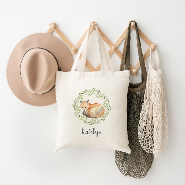 Tote Bag Woodland Fox Personalized (Créateur téléchargé)