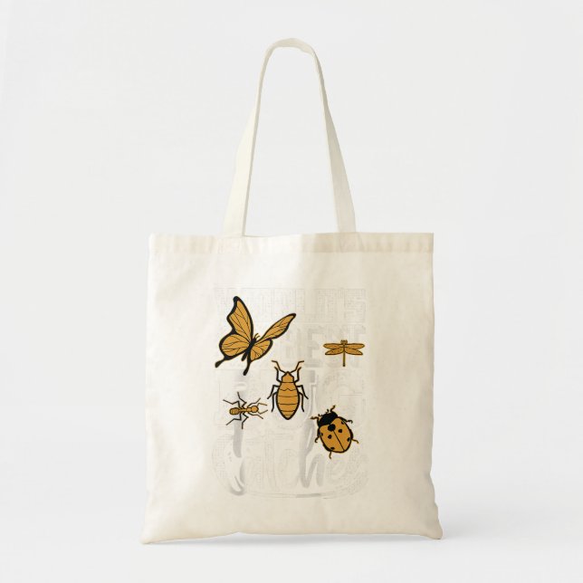Tote Bag Worlds Best Bug Catcher Insectes Entomologie Ragla (Devant)