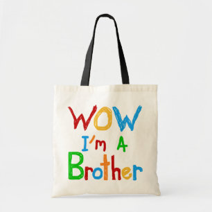 Tote Bag WOW Je suis un Frère T-shirts et GIfts