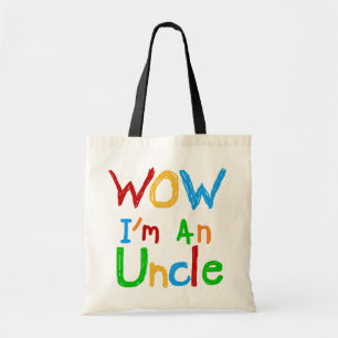 Tote Bag WOW Je suis un T-shirt Oncle et des GIfts