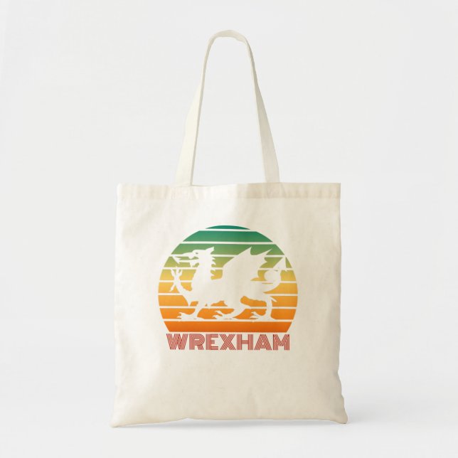 Tote Bag Wrexham Vinage Wrexham AFC Wrexham soutien Esseni (Devant)