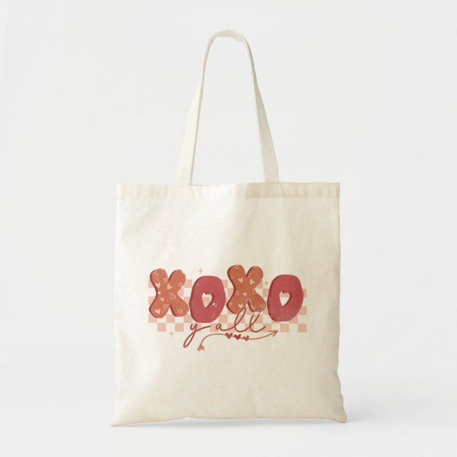 Tote Bag XOXO Y'all Saint-Valentin (Devant)