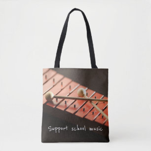 Tote Bag Xylophone Fourre-tout de musique d'école de