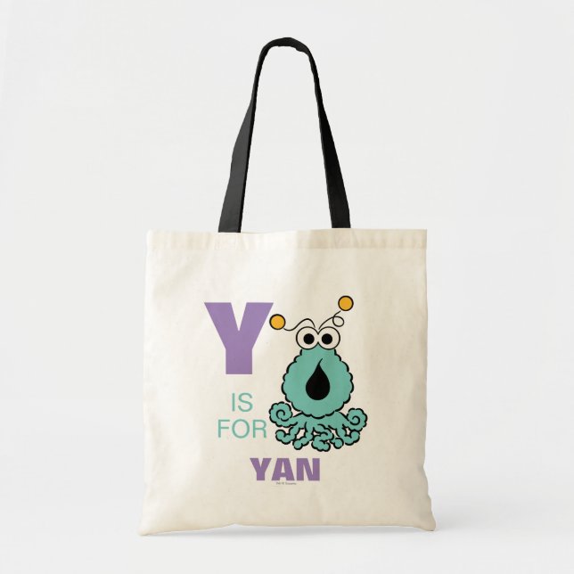 Tote Bag Y est pour Yip-Yips | Ajouter Votre Nom (Devant)