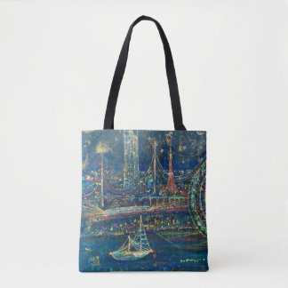Tote Bag Yakan-Hikou: Flight by Night