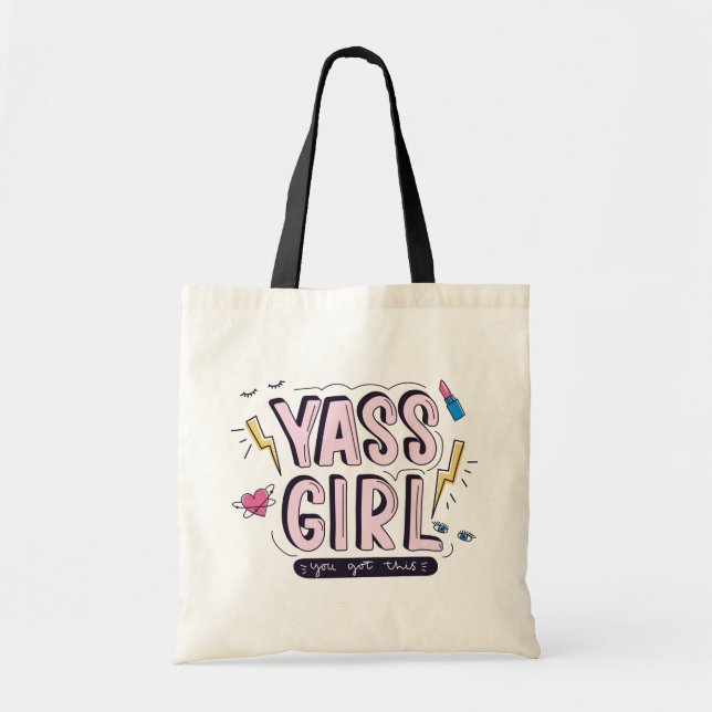 Tote Bag Yass Girl | Vous Avez Obtenu (Devant)