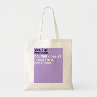 Tote Bag YBN : Oui, je suis réaliste