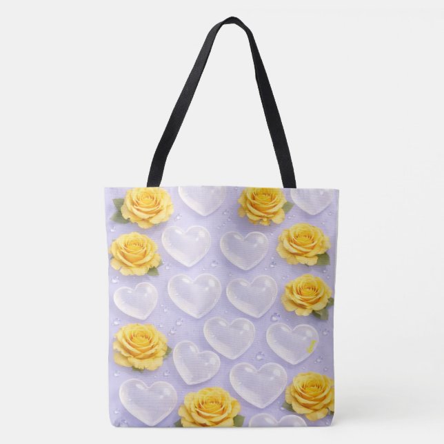 Tote Bag Yellow bubble (Devant)