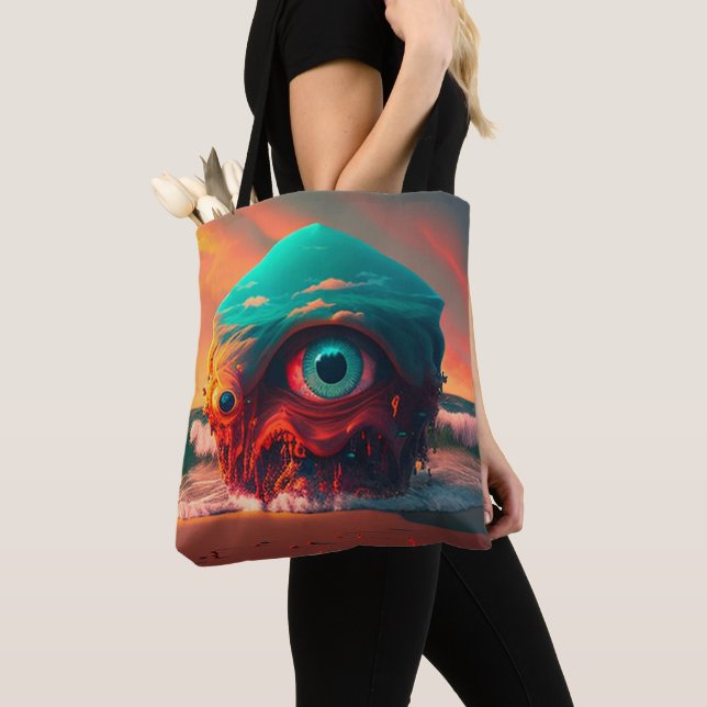 Tote Bag Yeux Ensanglantés (De près)